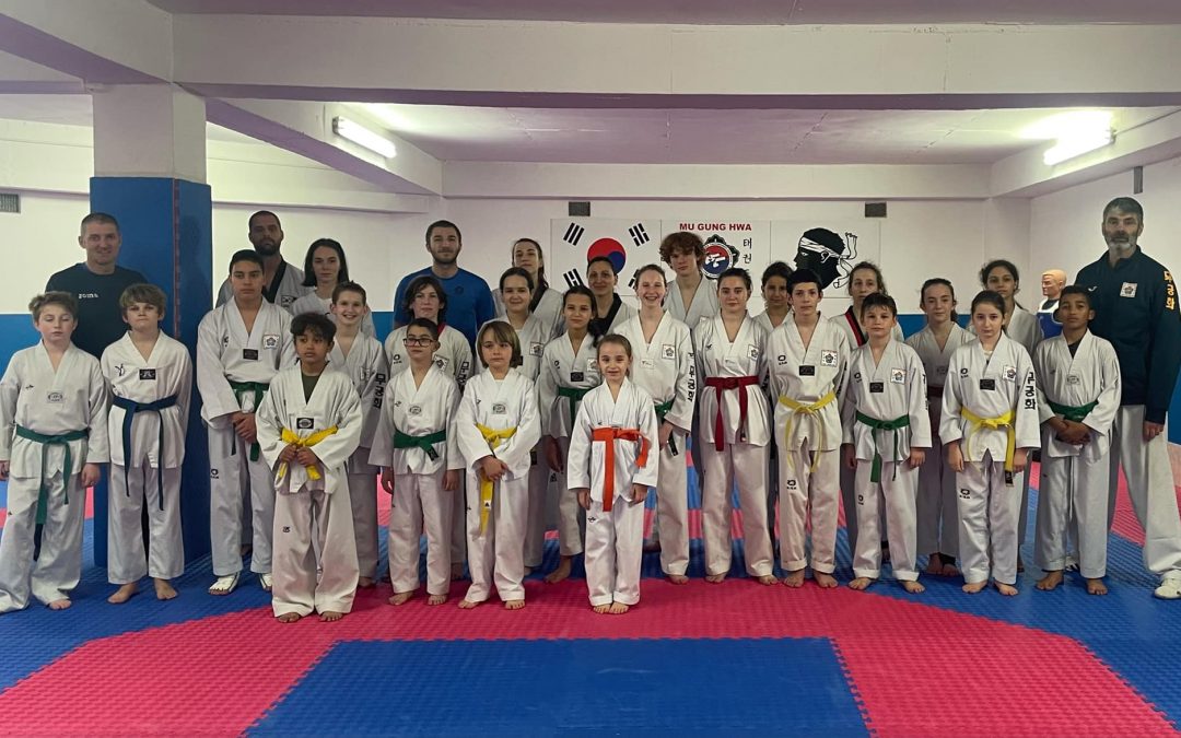 Entraînement avec le Mugunghwa Taekwondo à Ajaccio (13 février 2022)