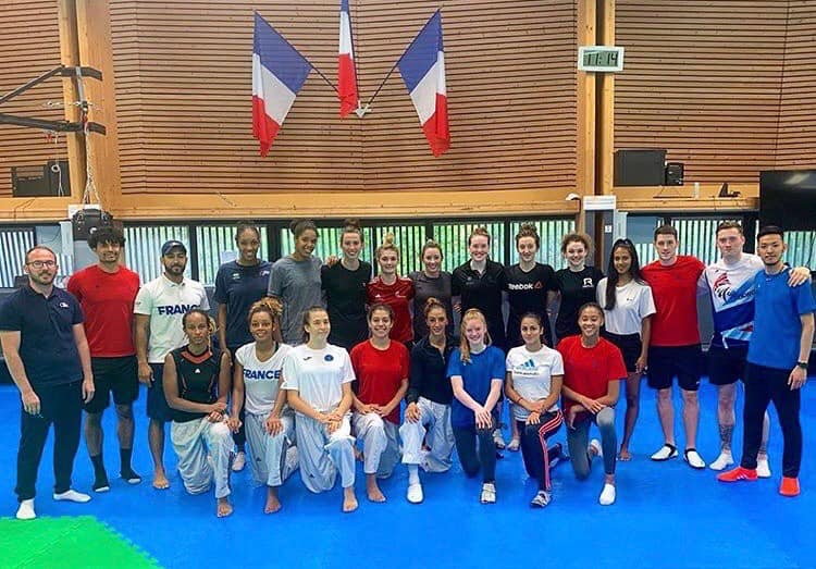Stage avec les équipes de France et d’Angleterre (5 au 8 août 2019)