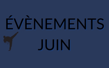 Évènements du mois de juin